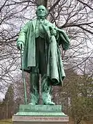 James Beardsley Monument at Beardsley Park in Bridgeport