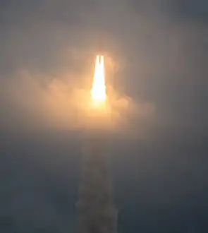 Ariane 5 shortly after lift-off