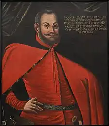 Hetman Jan Karol Chodkiewicz wearing a traditional costume of Polish magnates