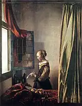 Vermeer: Girl Reading a Letter at an Open Window