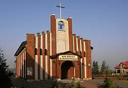 The parish church in Janiszewo