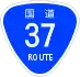 National Route 37 shield