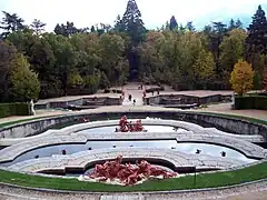 Fountain in La Granja gardens