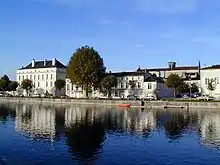 Quai de l'Orangerie with Thomas Hine & Co. house