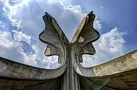 Stone Flower, a monument dedicated to the victims of Jasenovac death camp