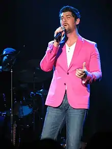 Crabb performing in 2013