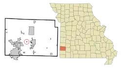 Location of Brooklyn Heights, Missouri