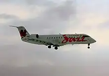 Jazz CRJ-100 on Final for 32 in Ottawa