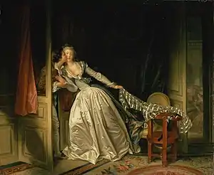 Jean-Honoré Fragonard The Stolen Kiss (1786)