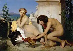 The Cock Fight by Jean-Léon Gérôme, 1846