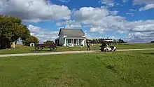 Former house of Jean Caron Sr. located at the Batoche National Historic Site