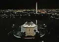 Jefferson Memorial at night