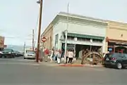 Mine Museum/Fashion Saloon and the Whitten Printers building.