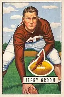 Jerry Groom, 1950 captain.