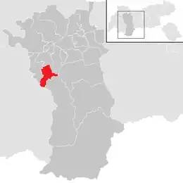 Location in the district