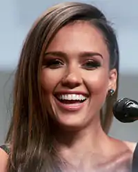 Colour photograph of Jessica Alba in 2014