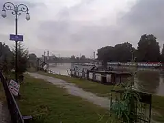 Footbridge and Jhelum.