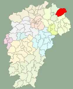 location in Jiangxi