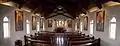 A panorama of the chapel interior