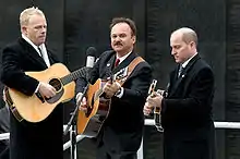 Fortune (center) with Dailey & Vincent