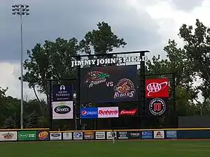 Jimmy John's Field photographed on July 31, 2016