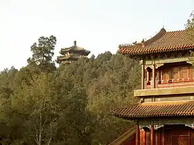 View of hilltop pavilion, 2005