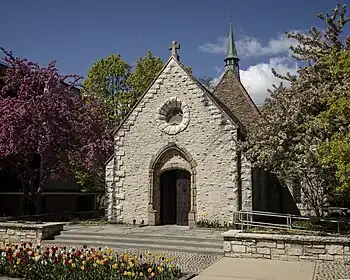 Image 9St. Joan of Arc ChapelPhotograph credit: Leroy SkalstadThe 15th-century St. Joan of Arc Chapel was initially built in the village of Chasse-sur-Rhône, France. Originally called the Chapelle de St. Martin de Seyssuel, it is said to have been the place at which Joan of Arc prayed in 1429 after she had met King Charles VII of France. The present name was given to the chapel when Gertrude Hill Gavin, the daughter of an American railroad magnate, had the derelict building dismantled, transported to America and rebuilt beside her French Renaissance–style château in Brookville, New York, in 1927. The chapel was undamaged when the château burned down in 1962, and was later given to Marquette University in Milwaukee, Wisconsin, once more being transported stone by stone.More selected pictures