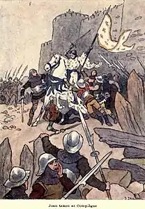 Joan of Arc taken prisoner