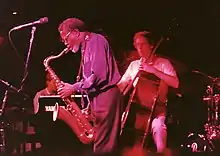 Neil Swainson (right) plays bass with Joe Henderson