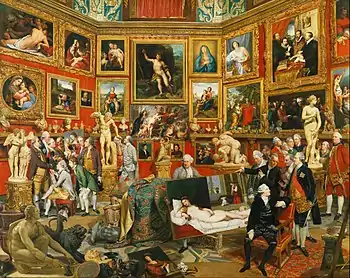 Johann Zoffany: The Tribuna of the Uffizi, 1772-78