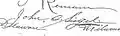 Signature of John Otto Siegel 1929