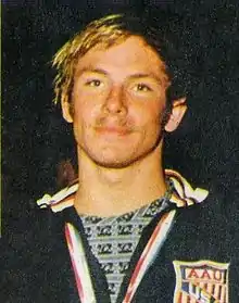 John Hencken, winner of the 200-metre breaststroke.