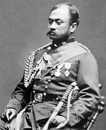 19th century man wearing military uniform