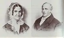 John Slater and Ruth Slater, co-founders of Slatersville