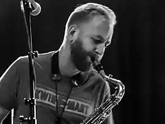 Jonas Kullhammar at U Jazz festival in Aarhus, Denmark 2014