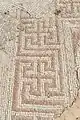 Tell Mar Elias, mosaic with swastikas