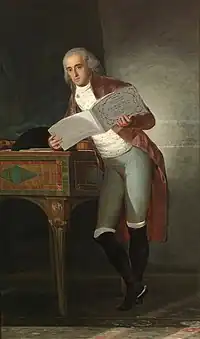 José Álvarez de Toledo, Duke of Alba, 1795. de Silva's husband and a cultivated patron of the arts