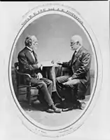 Joseph E. Johnston and Robert E. Lee in 1869–1870