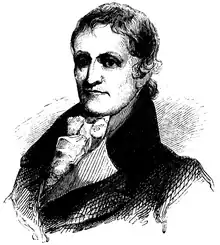 Joseph Habersham is depicted in a black-and-white engraving