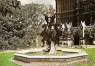 The Jubilee fountain at Westminster built to mark the Queen's Silver Jubilee