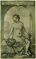 Sebald Beham engraving of 1547