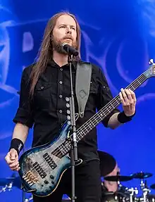 Koskinen with Wintersun in 2019