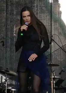 Jurga performing at Sostinės dienos in Vilnius in 2019.