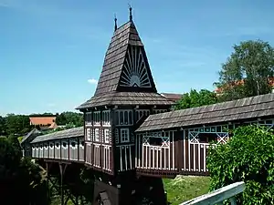 Jurkovič bridge in Nové Město nad Metují, Czech Republic (1910)