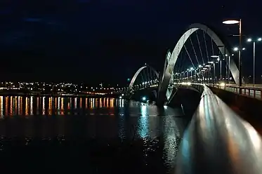 JK Bridge at night