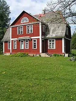 The former Kõnnu station building