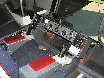 The boom pod in a USAF KC-10. The boom operator is seated while refueling.