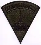 Patch worn on camouflage uniform