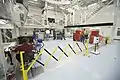 Engineers and technicians testing systems and equipment for fueling the Orion spacecraft in August 2016