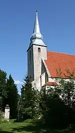 Kaarma Church in Kirikuküla.